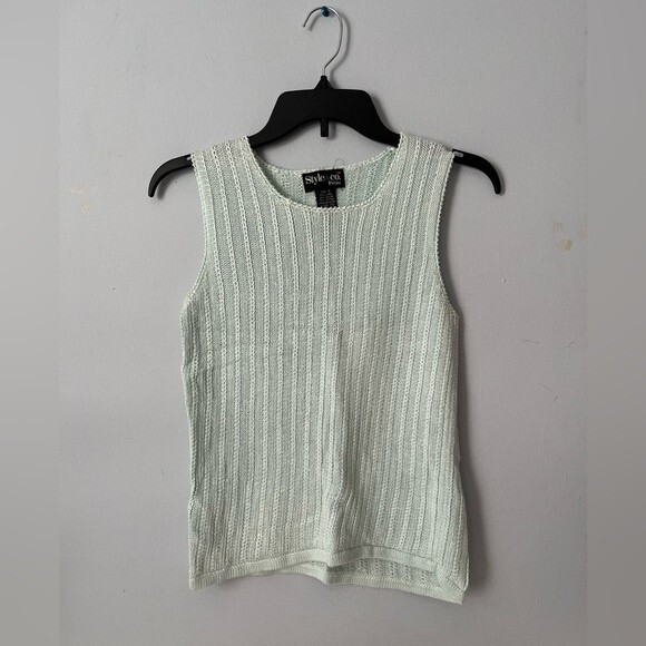 Mint knit top - Picture 2 of 7